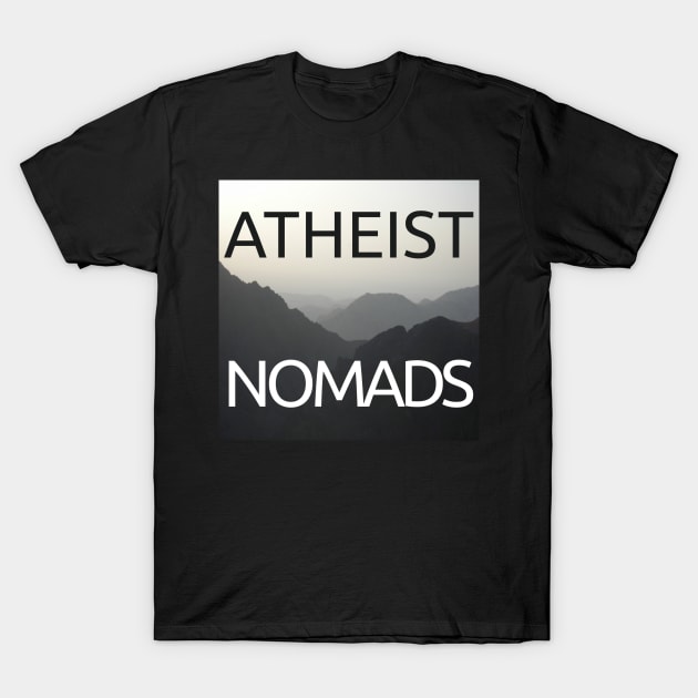 Atheist Nomads Logo T-Shirt by Humanists Take on the World Podcast
